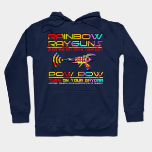 Rainbow - Raygun - Gaydar Hoodie